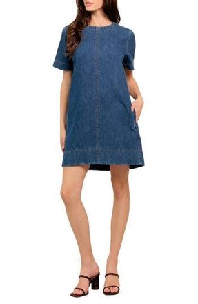 Flying Tomato Denim Minidress in Medium Indigo at Nordstrom Rack