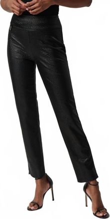 Joseph Ribkoff Florence Faux Leather Slim Fit Pull-On Pant In Black