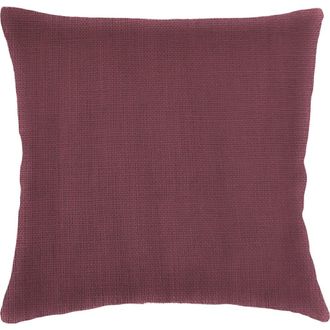Anaya with Love So Soft Linen Euro Pillow with Down Alternative Insert in Maroon at Nordstrom, Size 26X26