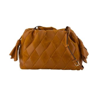 Zimmermann Tassen, Dames, Bruin, ONE Size, Su&egrave;de, Cloud 91 Medium Clutch