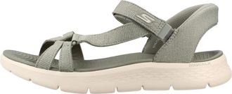 Skechers Fitness, Dames, Groen, 38 EU, GO Walk Flex Sandal - Illuminate