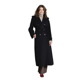 IVY OAK IVY Oak, Jassen, Dames, Blauw, L, Wol, Colette Ann Coat