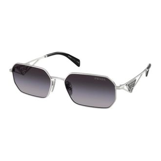 Prada Sunglasses, female, Gray, 58 MM, Stylish Sunglasses in Black