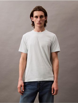 Calvin Klein Mens Liquid Touch Crewneck T-Shirt - Neutral - 2XL