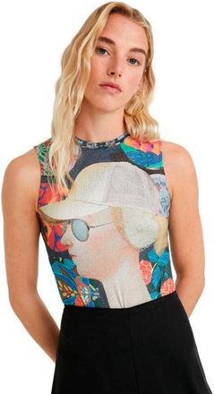 Desigual Dames Onderhemd Zwart 343606