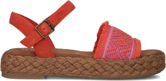 Toms Toms, Schoenen, Dames, Rood, 38 EU, Su&egrave;de, Rode Abby Sandalen voor Dames