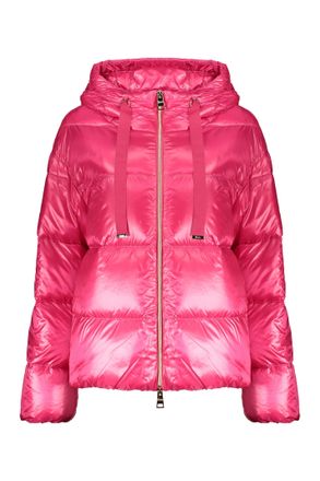 Herno Pink Down Jacket With Hood