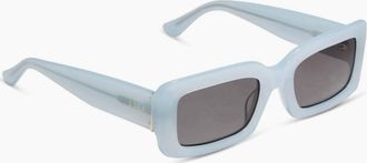 DIFF Eyewear Womens Indy Sunglasses In Blue Dust+Grey
