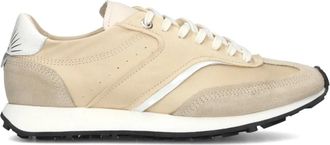 Nubikk Schoenen, Dames, Beige, 42 EU, Leer, Low-Top Sneakers Zora Mae