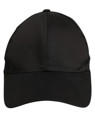 Dolce & Gabbana HAT10076 Cotton-Elastane Baseball Cap - Black