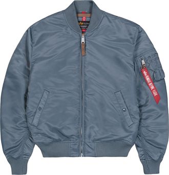 Alpha Industries Bomberjacke ALPHA INDUSTRIES MA-1 VF Vintage Fit 59, Herren, Gr. XS, denim blau, Obermaterial: 100% Nylon; Futter: 100% Nylon; F&uuml;llung: 100% Polyester