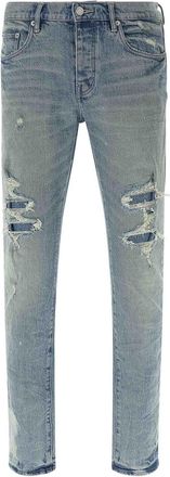 Purple P001 Repairs Jeans