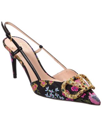 Valentino Vlogo 80 Canvas Slingback Pump
