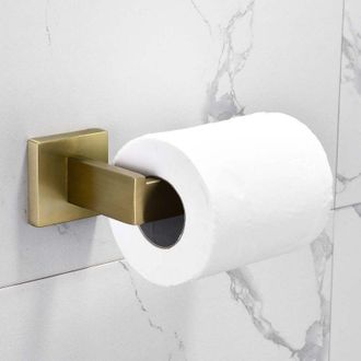 OEM Soporte Para Papel Higi&eacute;nico, Soporte De Acero Inoxidable Para Rollo De Papel Higi&eacute;nico Para Inodoro, Ba&ntilde;o, Color Dorado