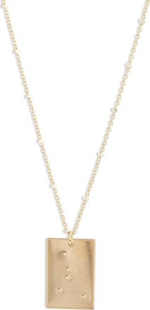 Set & Stones Zodiac Constellation Pendant Necklace in Gold - Cancer at Nordstrom