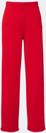Extreme Cashmere N&deg;353 Relax cotton and cashmere straight pants