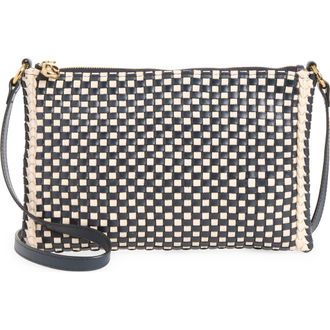 Madewell The Signature Woven Crossbody Bag in Juniper Berry Multi at Nordstrom