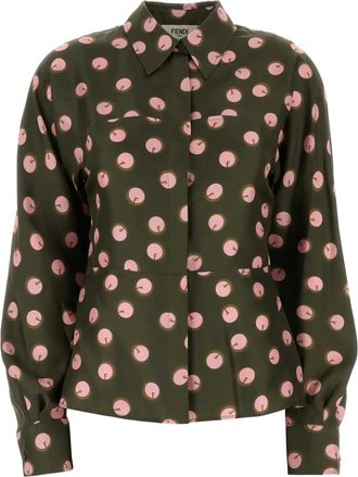 Fendi silk shirt - Green