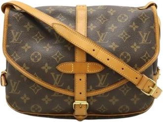 Louis Vuitton Pre-owned Cross Body Bags, female, Brown, Size: ONE SIZE Pre-owned Vintage Cross Body Bag