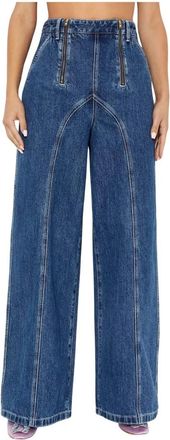 Self Portrait Dames, Jeans, Blauw, Maat: W30 Denim