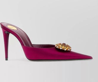 Saint Laurent satin mules