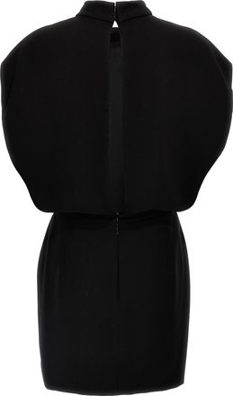 Max Mara Womens Black Triacetate Short Dress