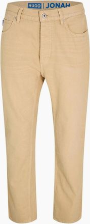 HUGO BOSS Mens Mens 10268006 01 Slim Fit Jeans - Cream - Size: 32/32