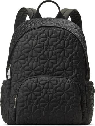 Kate Spade New York Large Tilly Quilted Backpack in Black at Nordstrom