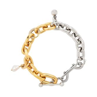 Paco Rabanne Necklaces, female, Multicolor, Size: ONE SIZE XL Link necklace
