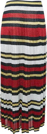 Gucci Gestreepte plooirok - Zwart