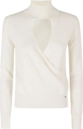 Herno Maglia - Dames - Coltruien - Wit - S - Truien & Vesten