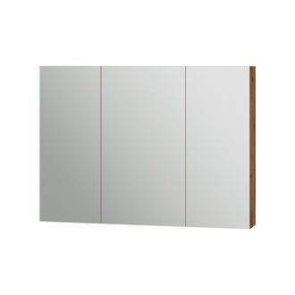 Vicco Armario Con Espejo Para Ba&ntilde;o Lotta, Roble, 99.7 X 73.2 Cm Con 3 Puertas, Vicco