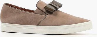 All Black Womens Tux Sneaker In Taupe