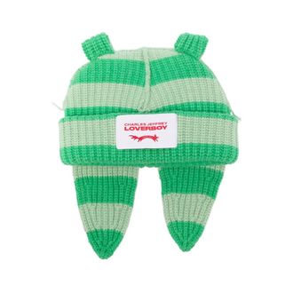 Charles Jeffrey Loverboy LOVERBOY by Charles Jeffrey, Beanies, male, Green, Size: ONE SIZE Chunky Ears Beanie