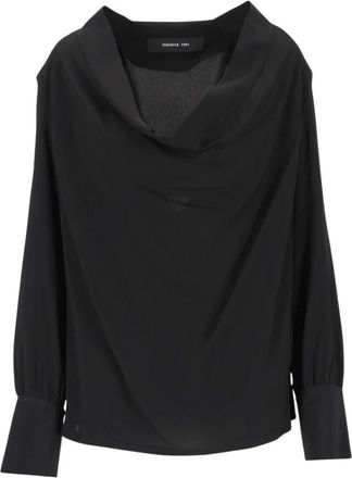 Federica Tosi Mujer, Blusas y Camisas, Negro, Talla: XS