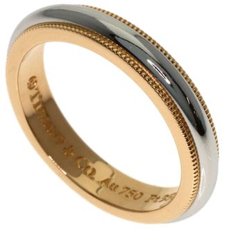 Tiffany & Co. Pink Gold (18K) Platinum 950 Band Ring (Pre-Owned)