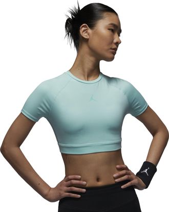 Nike Jordan (WMNS) Air Jordan Sport Bodycon Performance T-shirt Asia Sizing Turquoise FV6928-368