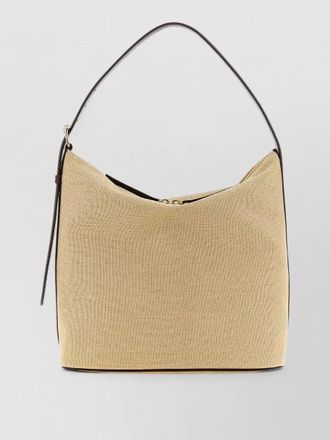 A.P.C. vera shoulder bag adjustable strap leather trim
