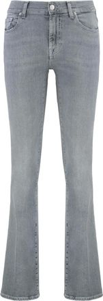 7 For All Mankind Jeans svasati con logo - Grigio