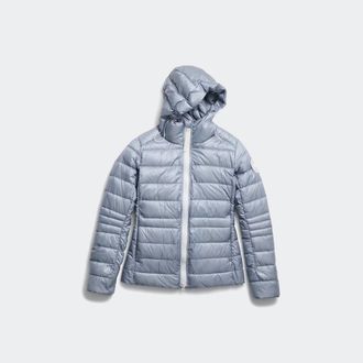 Canada Goose Cypress Hoodie White Disc (Women, Light Ozone Blue, XL)