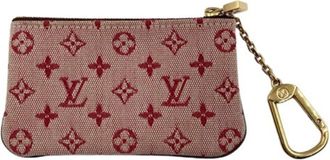 Louis Vuitton Monogram Mini Pink Canvas Coin Purse/Coin Case (Pre-Owned)