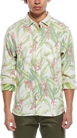 Tommy Bahama Barbados Breeze Calypso Fronds Linen-Blend Shirt