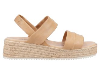 Hush Puppies Rachel Womens Leather Sandals - Tan - Size UK 6