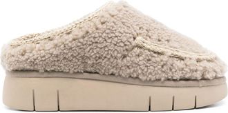 Mou Slippers in shearling - Grigio