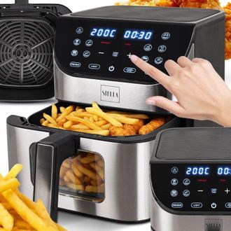 Stella Freidora Sin Aceite Stella Staf-1500-6-ix 1500 W 6 Litros