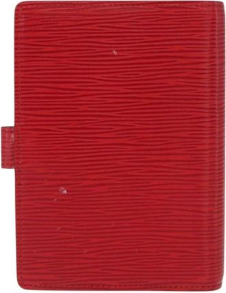 Louis Vuitton Pre-owned Accessories, female, Red, Size: ONE SIZE Pre-owned Epi Leather Agenda Cover