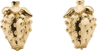 Kate Spade New York Secret Garden Strawberry Studs Womens Earring Gold