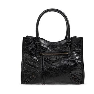 Balenciaga Handbags, female, Black, Size: ONE SIZE Le City Tote Bag Mini