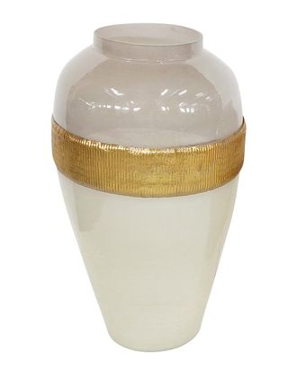 Sagebrook Home Glass Ginger Vase