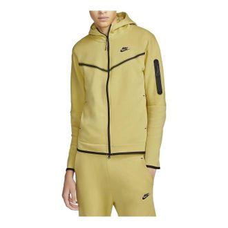 Nike Sportswear Tech Fleece Full-Zip Hoodie Saturn Gold CU4489-700